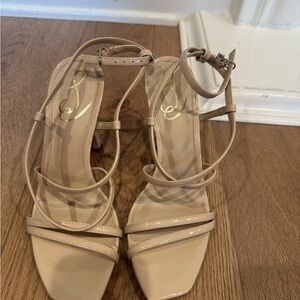 Sam Edelman Nude Strappy Heels